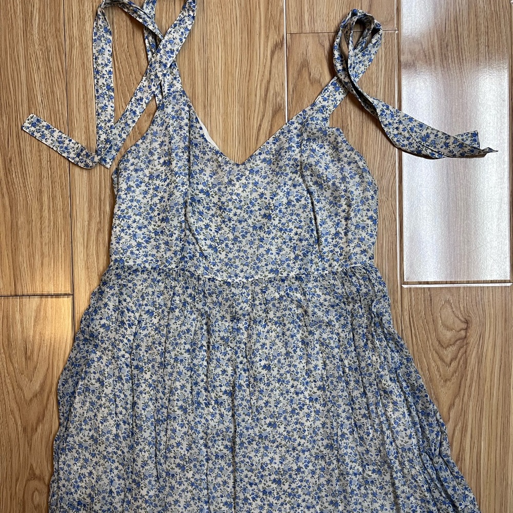 Like New* Sezane Phily Dress | Blue Flowers, 8 - Picture 5 of 14